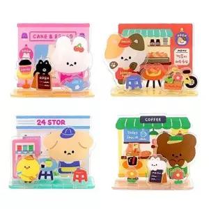 장식품등신대 아이 여아 인테리어장식 쉽게끼우는 인형집만들기 4p (WFKA2OC)