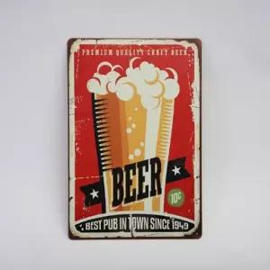 레트로 철제 액자 술집 카페 인테리어 그림 벽장식 (WFKAFUN)