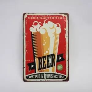 레트로 철제 액자 술집 카페 인테리어 그림 벽장식 (WFKAFUN)