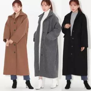 디자이너 오버핏 핸드메이드 겨울코트