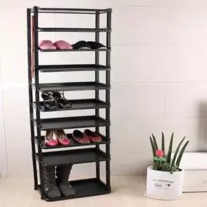 좁은현관신발정리대 슈즈수납장 아파트 좁은현관 틈새 신발수납대 부츠형 (WFKA29T)