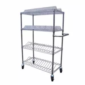 진열대 부품 전선 산업용 도금 앵글 기둥 와이어 거치대