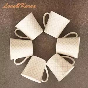 러브앤코리아 믹스커피 머그컵 B세트 6P