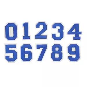 숫자자수 숫자 리폼 옷 와펜 패치 붙이는 파랑 열접착패치 의류리폼 옷리폼 의류자수 와펜