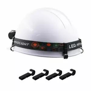 헤드랜턴 랜턴용 고정 모자랜턴 안전모 클립 4pcs