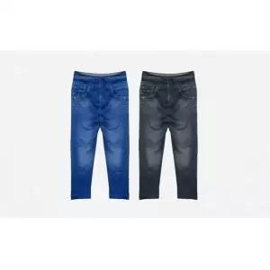 [하프클럽/]청레깅스 데님 여자청레깅스 블루 7부 레깅스 팬츠 블