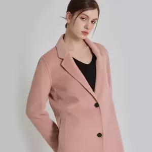 [르오트(LeOT)] 울블렌디드 투버튼 세미루즈핏 울코트