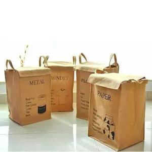 재활용 분리수거함 부직포 / 쓰레기 의류수거함 W07516D