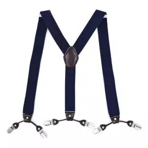 키밍 멜빵 서스팬더 클래식 캐주얼 바지클립 집게 서스펜더 남자 여자 팬츠고정 솔리드 베이직 남녀공용 성
