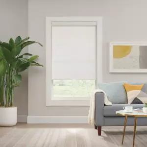 이클립스 솔라 모던 무선 조명 필터링 침실 또는 거실용 프라이버시 윈도우 롤러 그늘막1팩 35인치 x