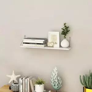 공간데코 벽선반 (50x15cm) (화이트) 무타 우드선반 인테리어 걸이 원목 목재 MDF 미니멀 감성 수납