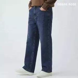 [디자이어로즈] 빅사이즈 남성 루즈핏 청바지 3기장