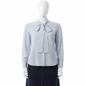 [셀린느]25 LAVALLIERE MIA SHIRT IN STRIPED SILK RC02E0729 CAZ9 스트라이프 실크 라 에 미아 셔츠 816