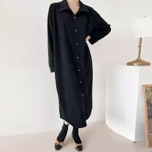 [하프클럽/]빅사이즈 512 미미골덴원피스롱남방 DBST497