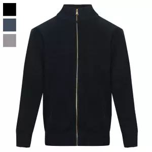 [리빌모아]남자 겨울 데일리 밍크 기모 니트 집업점퍼 BM-JUW-704