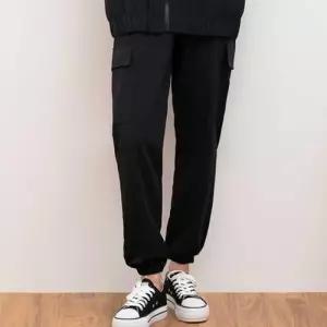 아노락 카고 조거 허리밴딩 건빵주머니 데일리 팬츠 WED683B