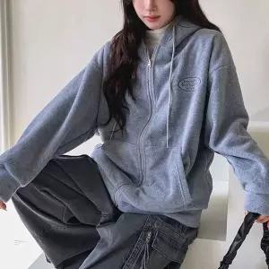 [유어하젤] 몰팅 기모 후리스 후드 집업 점퍼_W4440