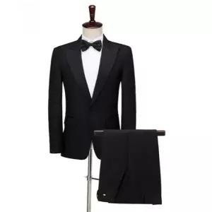 남성 합창복 턱시도 연미복 무대 정장 싱글 연주회 블랙 상의+바지 S