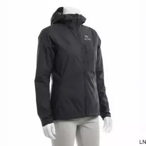 아크테릭스 스쿼미시 후디 여성 바람막이 블랙