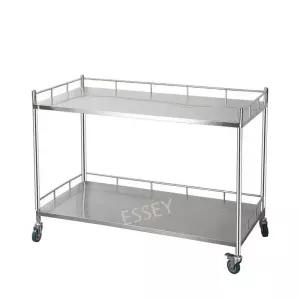 병원 2단 드레싱 수술 확장형 카트 스텐 트레이 의료