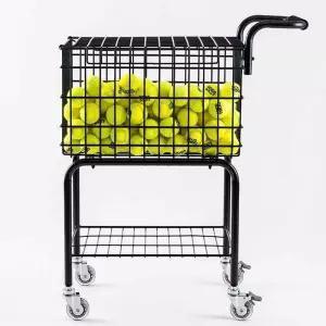 테니스카트 공 보관함 훈련 연습 바구니 코치 카트