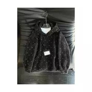 남자 점퍼 후드집업 헤링본 니트 맨투맨 추동 빈티지 후드 도톰 커플 털 유행4