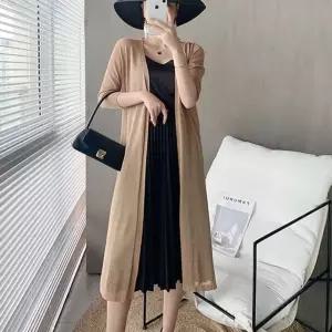 가벼운 lk 가디건 간절기 롱 얇고 일상 카디건 니트 여성