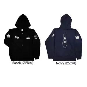 엠케이 브런스윅 기모 후드 집업 블랙, 진곤색