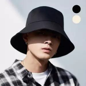 빅사이즈 챙넓은 남자 버킷햇 여성 벙거지 모자 챙8cm