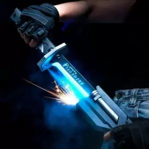 LED 광선검 불꽃 다크그레이 장난감 검 스파크 레드 소품
