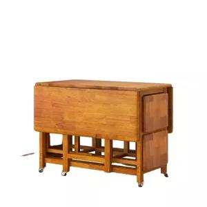 확장형 접이식 식탁 주방 이동식 책상 테이블 4인용