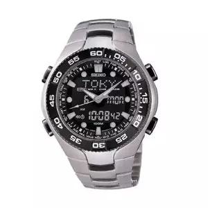 [신세계라이브쇼핑]세이코 SNJ015P1 스포츄라 아나디지 월드타임 남성 메탈 시계