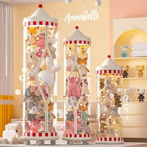 솜인형보관 인형보관함 인형진열장 20cm 투명 다이 먼지 화이트 미니카장식장 스크랩북