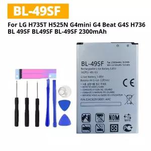 LG H735T H525N G4mini G4 Beat G4S H736 BL 49SF BL49SF BL-49SF 2300mAh 휴대폰 배터리