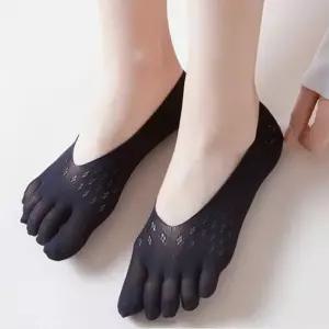 여자 여름 통풍 메쉬 발가락 양말 히든 페이크 삭스 싼양말요가양말