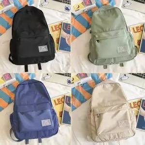 공용 베이직 디자인 넓은 수납공간 기본 모양 백팩 W9340C9