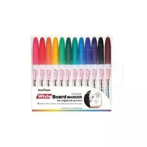 세필 보드마커 12색 아트용 소형 마커 컬러 인쇄 필기구 (WFKI1OP)