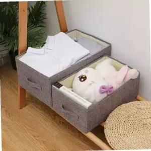 TC 패브릭 다용도 리빙박스 접이식 수납함 보관함