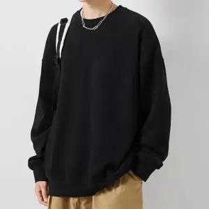 학생용 무지 긴팔 라운드 티셔츠 남녀공용 데일리 커플 맨투맨