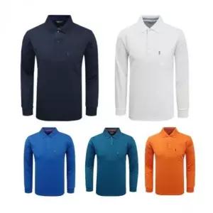 기능성 긴팔 작업용 쿨론 카라티셔츠