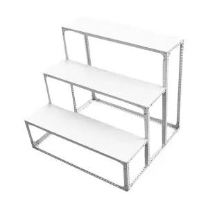 3단 앵글 전시대 철제앵글 2단 조립식 계단식 책장