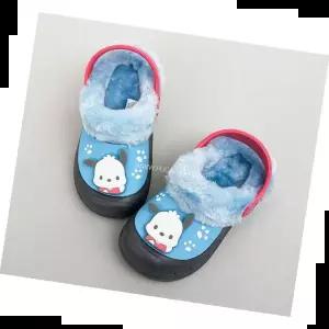 방한슬리퍼 포차코 풋팅 방한 샌들 캐릭터 아동 털신 겨울슬리퍼