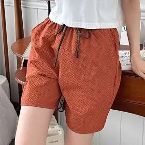 여성3부반바지 엠보싱 시어서커 여자 시원한 반바지 3부 데일리 여름