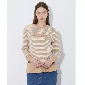 [올리비아로렌]테잎자수 A라인 티셔츠 VOCAL4S2231