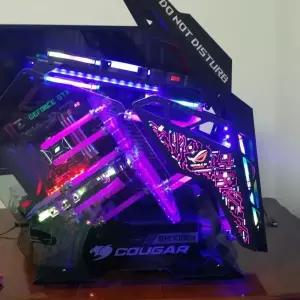 컴퓨터 본체 케이스 화려한 프레임 커스텀 컴퓨터본체케이스