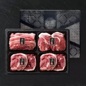 [농협안심한돈] 한돈 돼지 선물세트(삼겹살/목살/앞다리/앞다리) 2kg