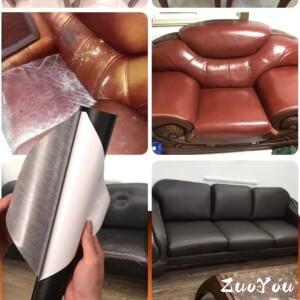 소파 가방 자동차 시트 의자 PU 패브릭 수리용 셀프 접착 가죽 스티커 DIY 가구/자동차 비닐 고정