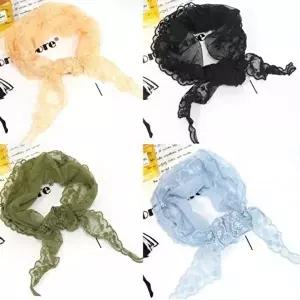 쁘띠 스카프 여성 숄 플라워자수 레이스 높은가치-WFIK7WX