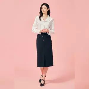 [롯데백화점]제이제이지고트 세일러 칼라 타이넥 블라우스 GP3A0BLJ31