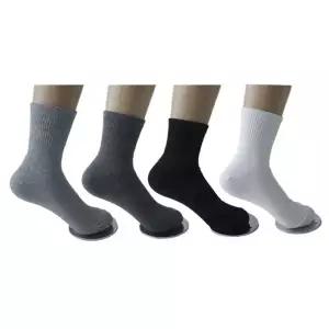 여성  코마사면 무지 기본 중목 양말 5켤레 여자양말 베이직양말 사계절양말 면양말 학생양말